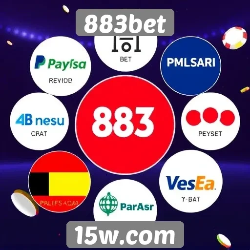 Métodos de pagamento suportados pelo site 883bet